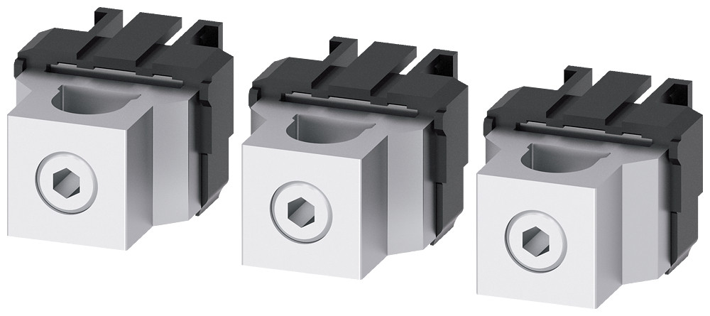 Siemens SENTRON 3VA9 Aansluitklem Voor ronde kabel 3 stuks toebehoren voor: 3va52 250