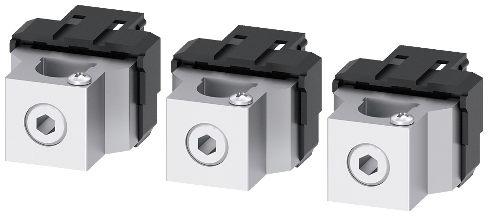 Siemens Circular Conductor terminal, control wire voltage tap, 3 units, for 3V