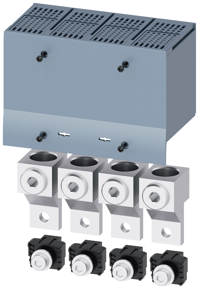 Siemens Circular Conductor terminal, large, 4 units, accessories for: 3va6 150