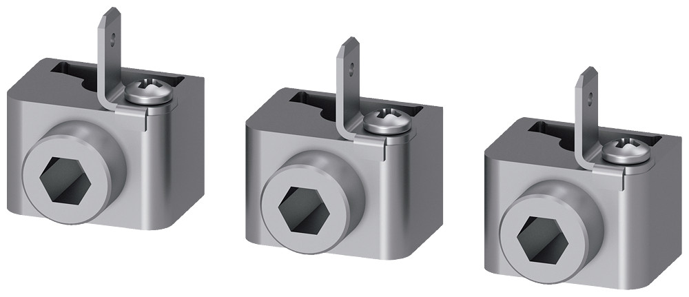 Siemens SENTRON 3VA9 Aansluitklem Voor ronde kabel met hulpgeleideraansluiting 3 stuks toeb