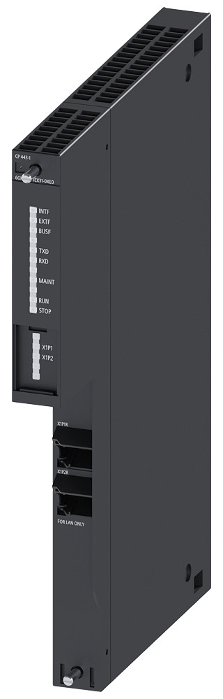 Siemens Communications Processor CP 443-1, connection simatic S7-400 to ie