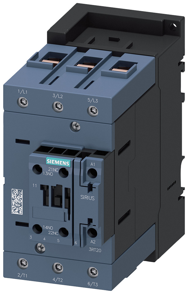 Siemens SIRIUS 3RT24 Contactor, ac-1, 140 A/690 V/40 °C, 3-polig, ac 220 V/50 HZ, 240 V/60