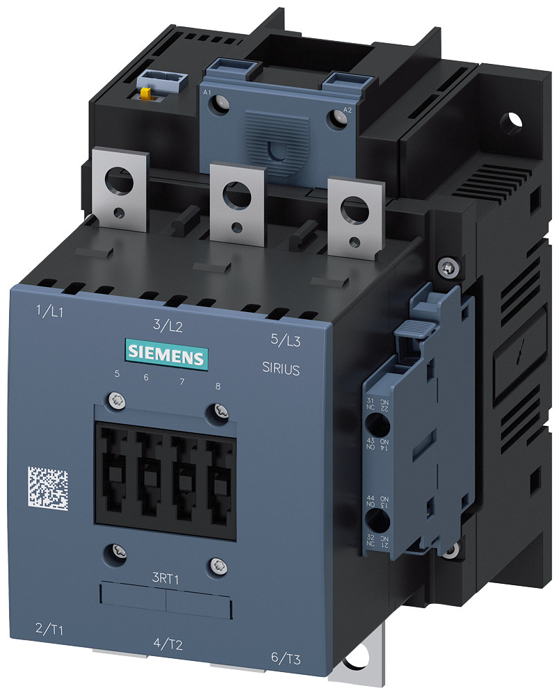 Siemens Contactor, ac-1, 275 A/690 V/40 °C, 3-pole, 21-27.3 V ac/DC PLC-in opt