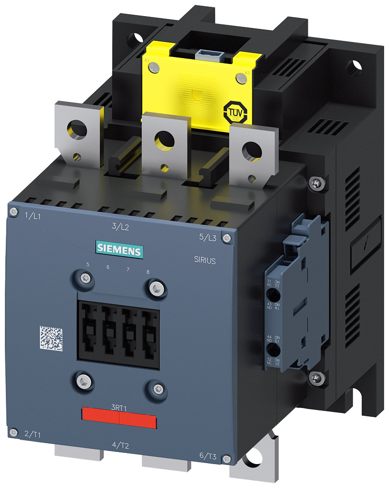Siemens Contactor, ac-1, 400 A/690 V/40 °C, 3-polig, ac/DC 96-127 V, F-PLC-in,