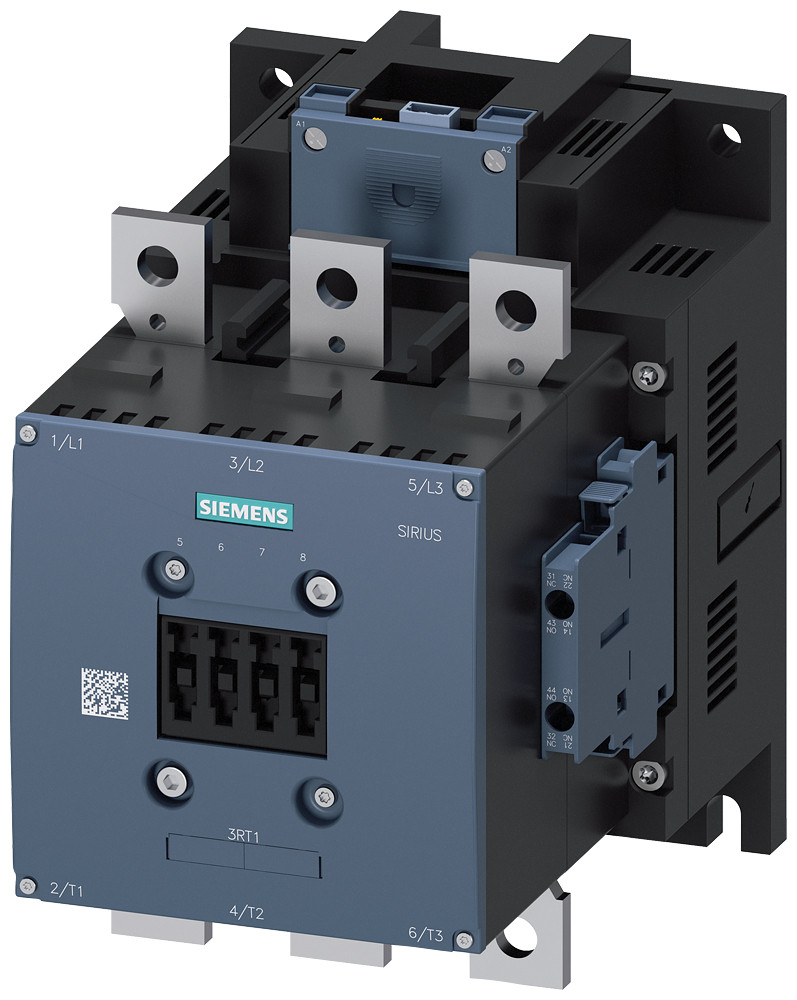 Siemens Contactor, ac-1, 500 A/690 V/40 °C, 3-pole, 200-277 V ac/DC, PLC-in op