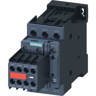 Siemens Contactor ac magneetschakelaar DC 18,5KW 38a ac3 schroefaansluiting 3cont