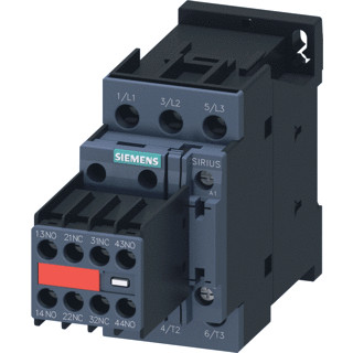 Siemens 3RT magneetschakelaar ac 7,5KW 17a ac3 schroefaansluiting 3cont
