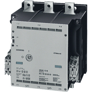 Siemens 3T magneetschakelaar ac 335KW 630a ac3 schroefaansluiting 3cont
