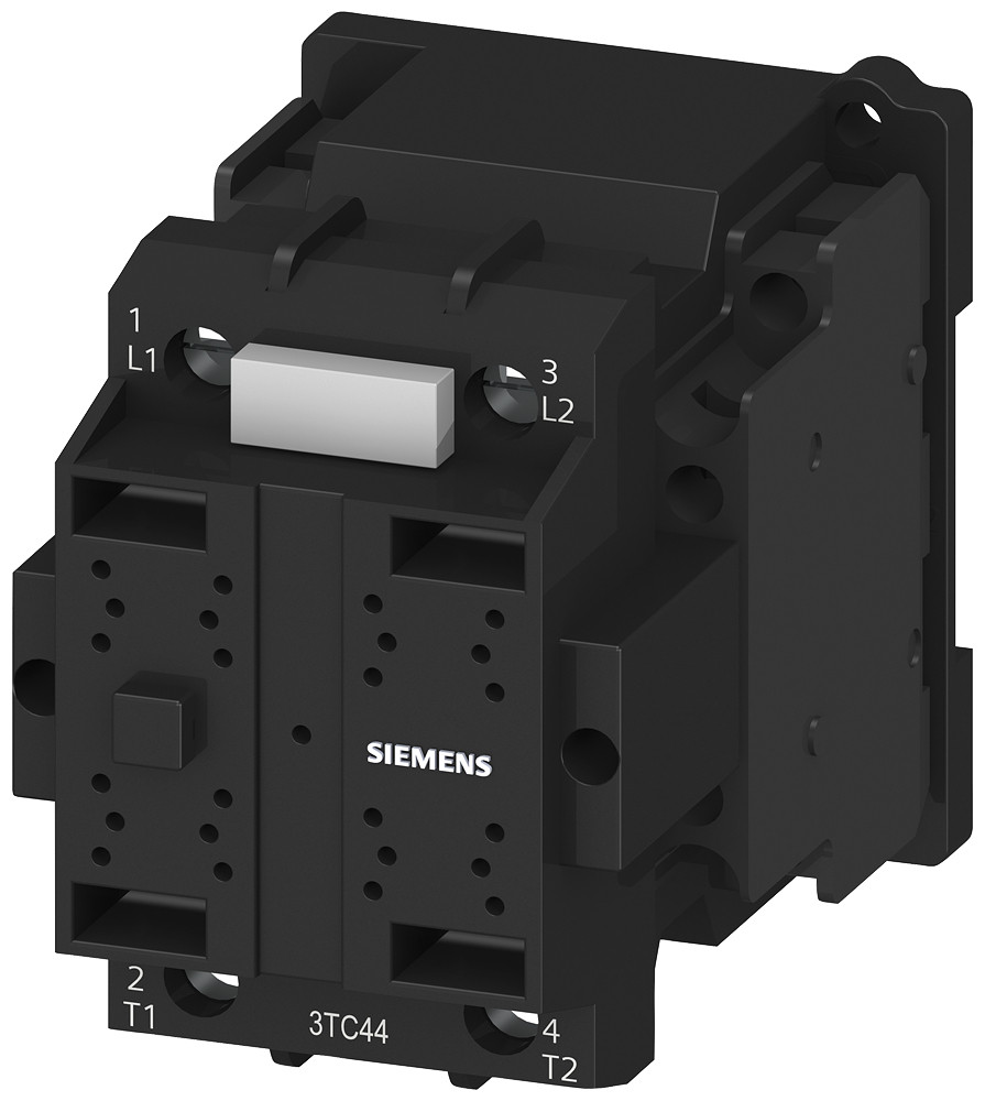 Siemens Contactor Size 2, 2-pole DC-3 and 5, 32 A auxiliary switch 22 (2 no +