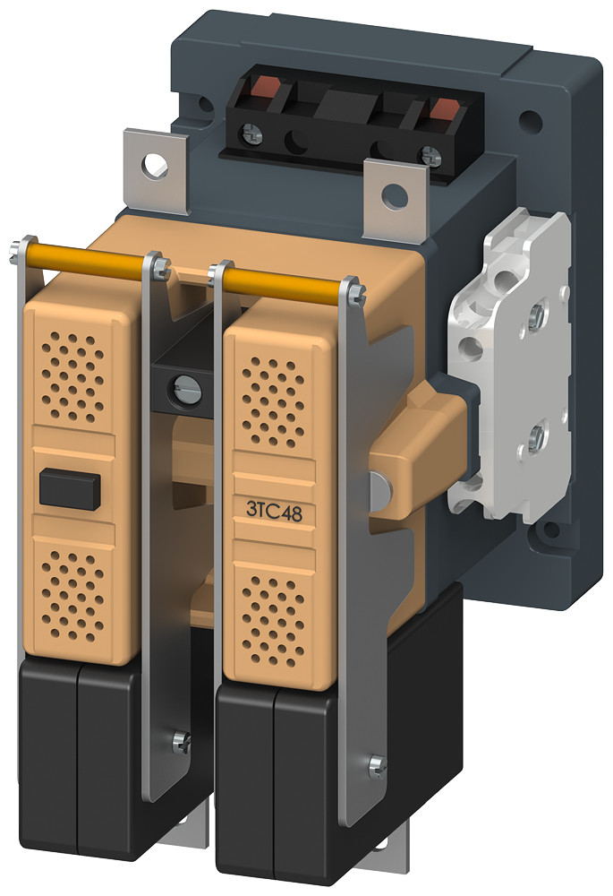 Siemens 3TC Contactor Bouwgr. 4, 2-pol. DC-3 en -5, 75 A hulpschakelaar 22 (2no+2n