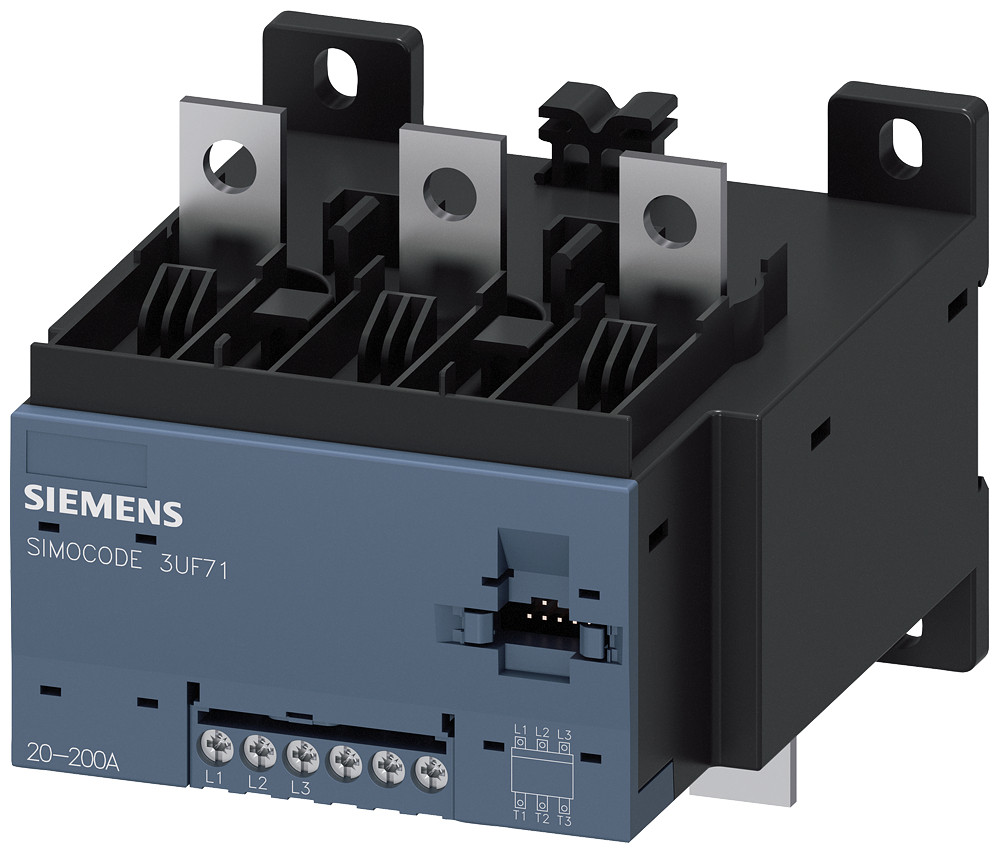 Siemens SIMOCODE IUM Stroom-/spanningsregistratiemodule, 20-200 A, 690 V, bouwbreedte 120 M