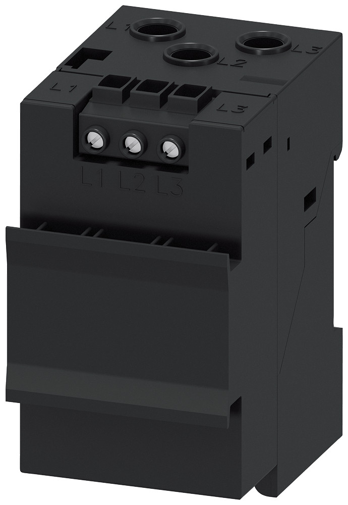 Siemens Current/Voltage measuring module V2, 3-40 A, width 45 MM, straight-THR