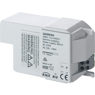 Siemens 5WG1 gedecentraliseerde voeding RL 125/23 KNX 80000ma 29V 5wg11254ab23