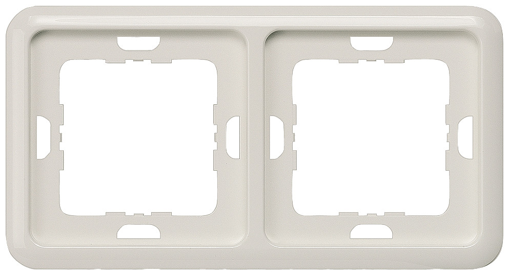 Siemens Delta afdekraam 2V horizontaal en verticaal antraciet ip20
