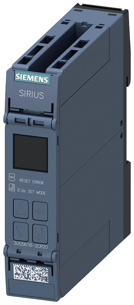 Siemens Digitaal instelbaar bewakingsrelais faseuitval- fasevolgorde- asymmetrie- frequentie- over- en onderspanningsbewaking met fasevolgordecorrectie 3X 90-690vac 15-70HZ 2 wisselcontacten veerklemaansluiting Siemens Digitaal instelbaar bewakingsrelais faseuitval- fasevolgorde- asymmetrie- frequentie- over- en onderspanningsbewaking met fasevolgordecorrectie 3X 90-690vac 15-70HZ 2 wisselcontacten veerklemaansluiting