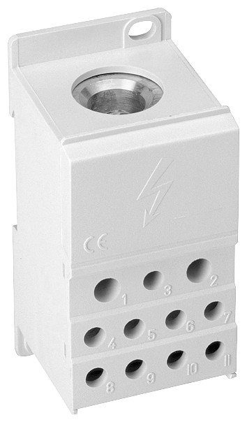 Siemens SENTRON 5ST2 Verdelerblok 1-polig, 400a, 690V ingang 1X 95-185MM2 uitgang 2x2,5-25+