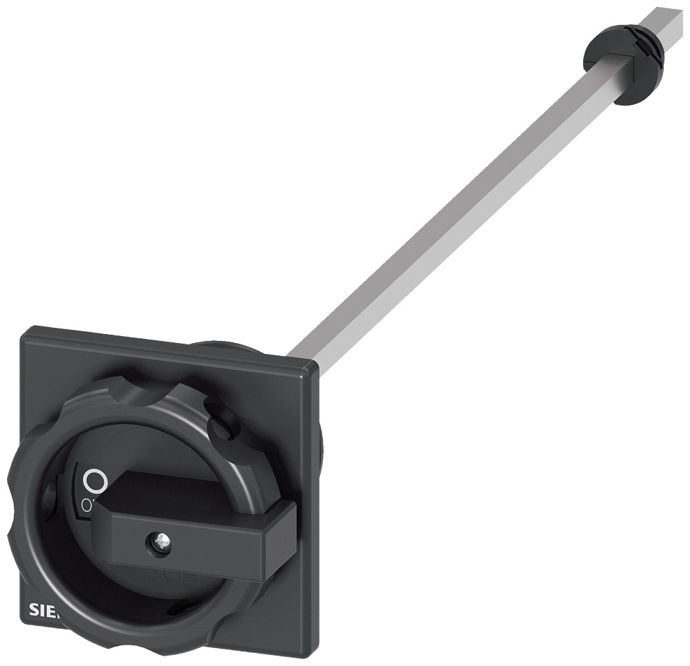 Siemens SENTRON 3LD9 Deurkoppelingsraaiaandrijving, zwart 66x66 MM, frontplaatbevestiging