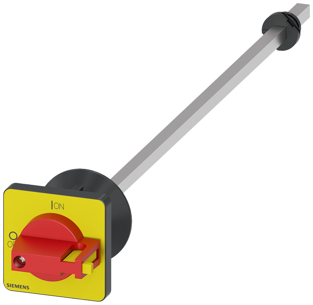 Siemens Door-Coupling rotary operating mechanism, red/yellow 48x48 MM, front M