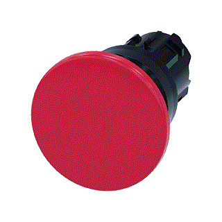 Siemens Paddestoeldrukknop 40MM terugverend rood ip69k Siemens Paddestoeldrukknop 40MM terugverend rood ip69k