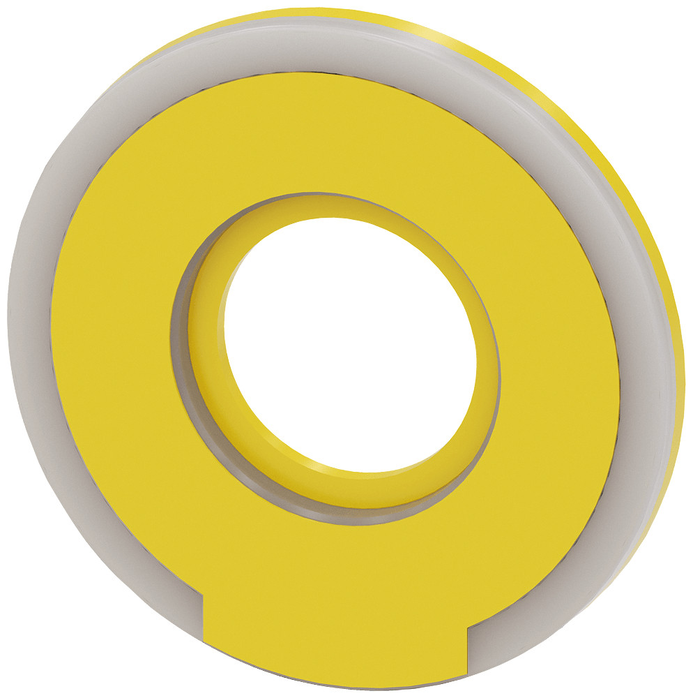 Siemens Em. stop backing plate illum. yellow