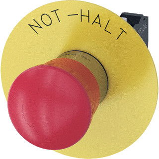 Siemens Em. stop mushroom pushbutton 40MM red