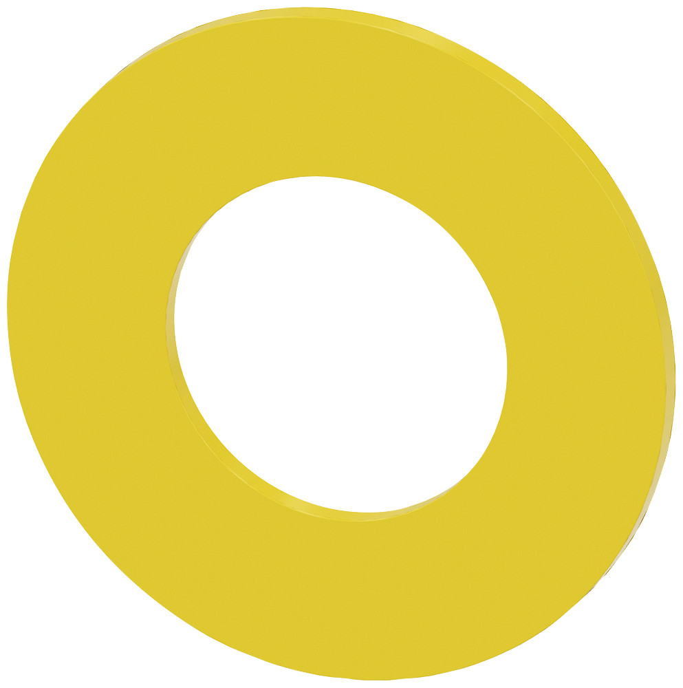 Siemens Emergency stop backing plate yellow
