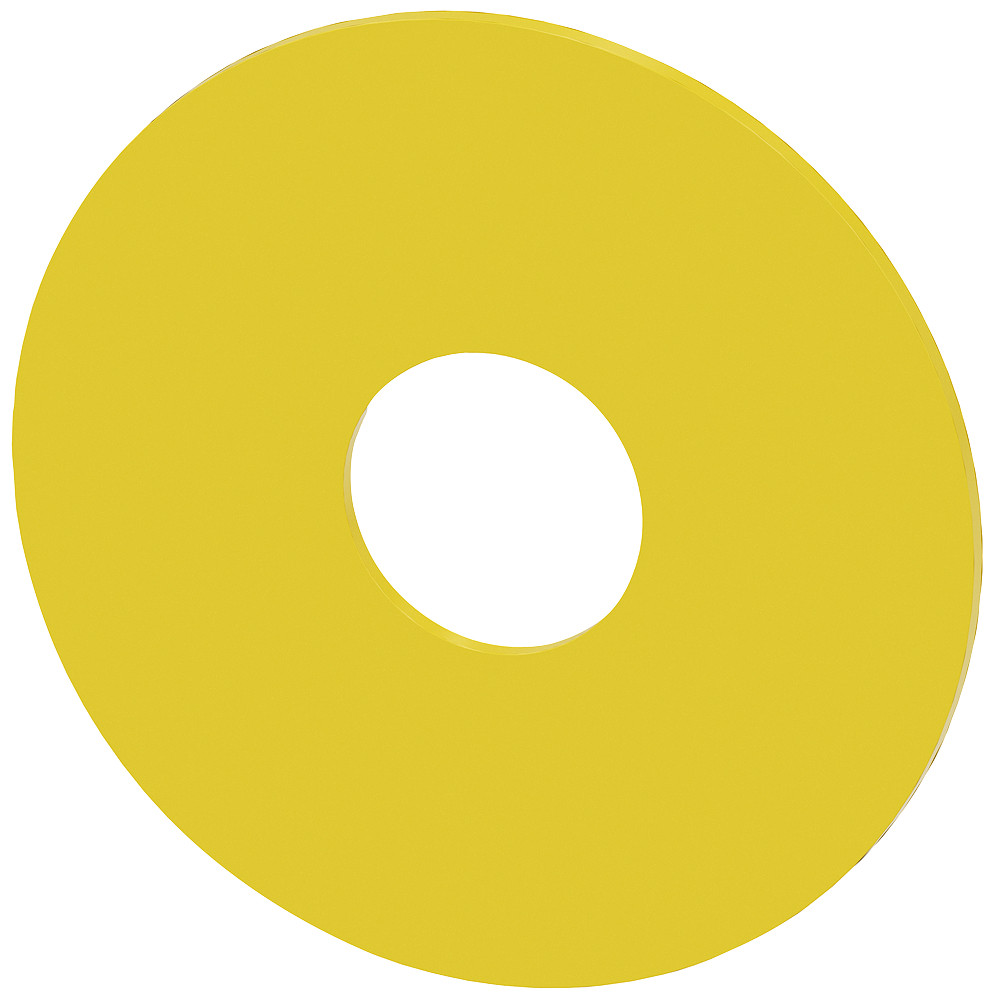 Siemens Emergency stop backing plate yellow