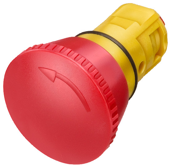 Siemens Emergency stop mushroom pushbutton red