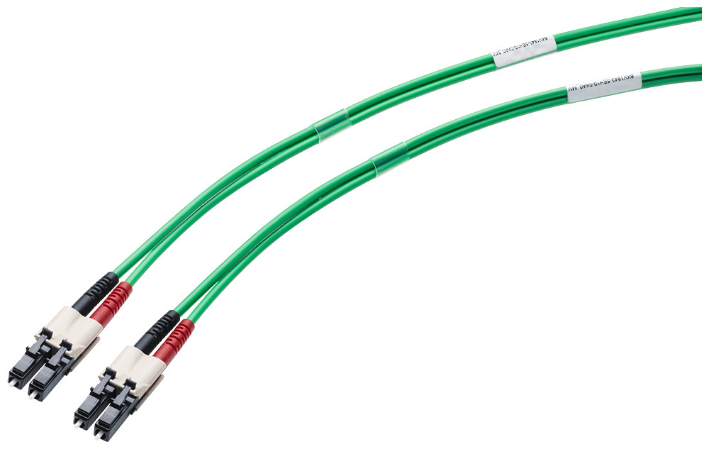 Siemens Fiber Optic single-mode cord LC/LC, 9/125, 2X 2 LC duplex plugs, 1 M