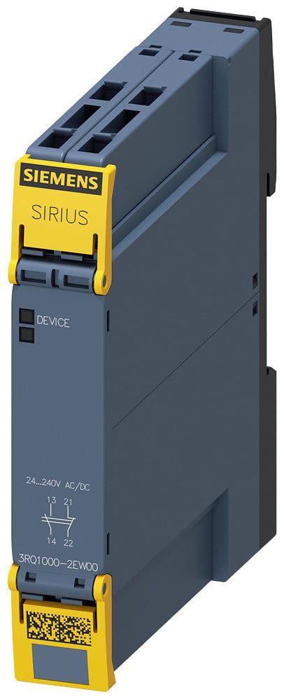 Siemens SIRIUS 3RQ1 Koppelrelais Met geforceerde geleiding, 1no+1nc, ac/DC 24-240 V, veera