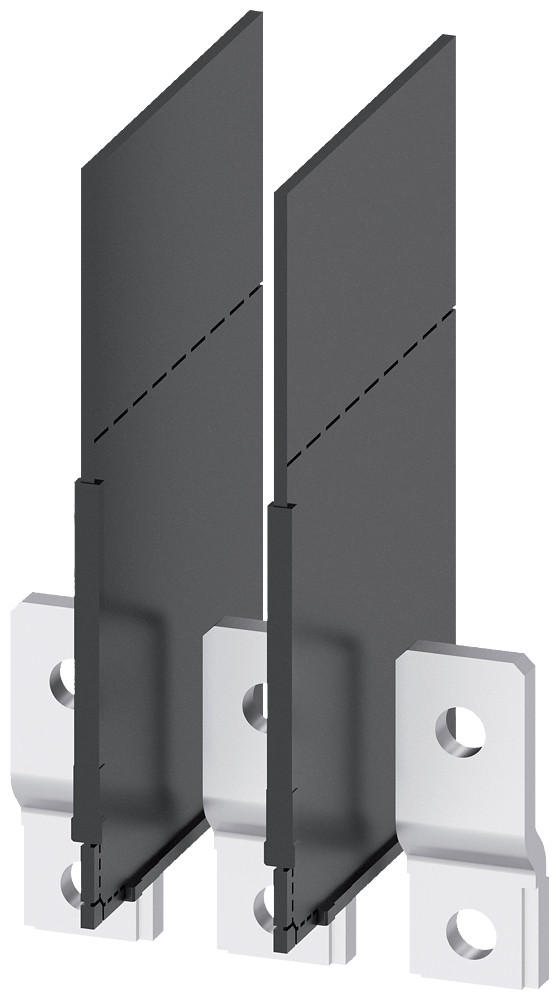 Siemens Bus Connector extended front 3 units accessory for: 3va1 100/160 Siemens Bus Connector extended front 3 units accessory for: 3va1 100/160