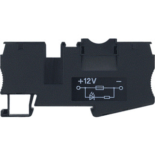 Siemens Fuse term. W. led 24V black