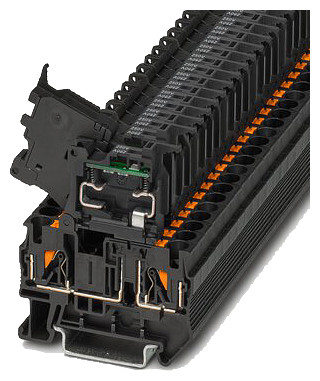 Siemens SENTRON 8WH6 Zekeringsklem 5X 20 MM 4 MM2, 6,2 MM breedte zwart 24 V led