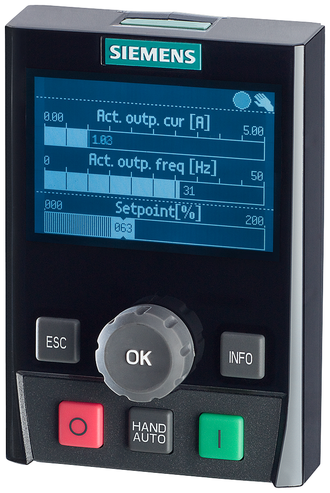 Siemens G120 inteligent operator panel iop