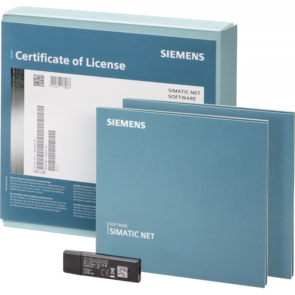Siemens Hardnet-Ie S7 V21, software for S7, open communication,: opc, PG/op co