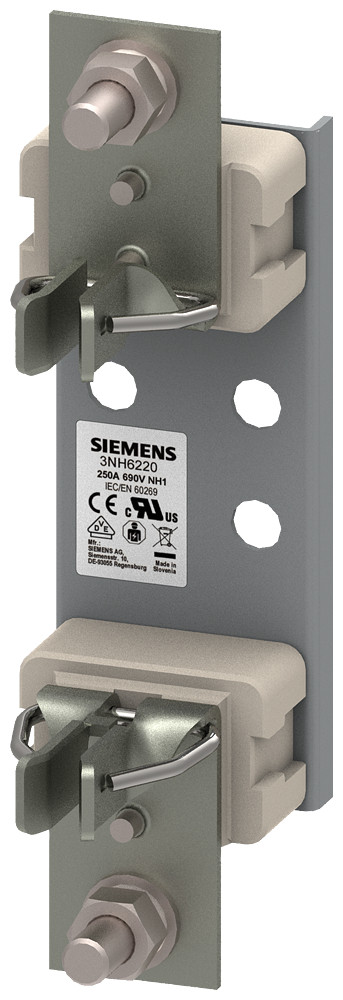 Siemens LV HRC fuse base ceramic frame size 1 1-pole 250 A 690 V (1000 V)