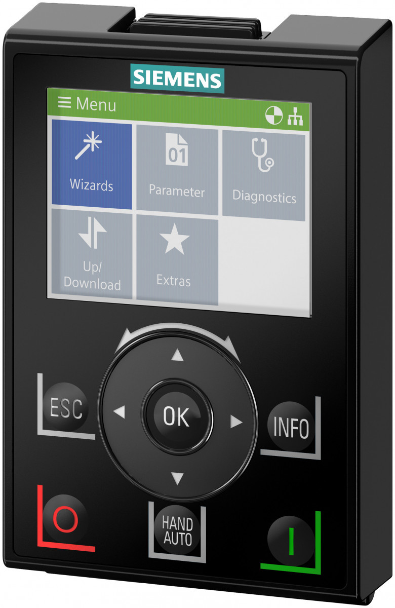 Siemens BP VSD G120P Intelligent operator panel iop-2-BT