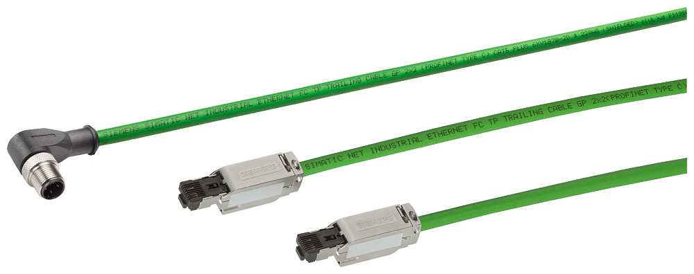 Siemens SIMATIC NET IE Connecting Cable IE Ie Cable ie FC,2 X RJ45,2x2,12M,cat5e, class D,PVC,robust