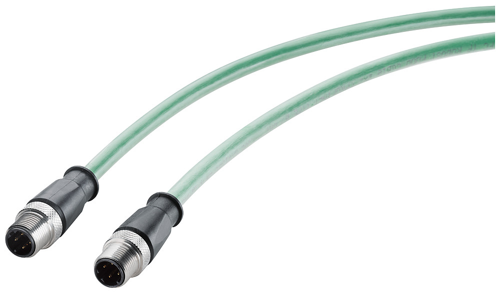 Siemens SIMATIC NET IE Robust Connecting Ca Ie Robust cable,2 X M12,2x2,3M,2 X D-cod.,ip65/67/69,cat5e,PVC,robust