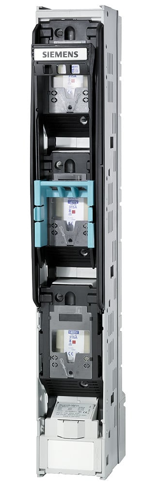 Siemens SENTRON 3NJ4 Mespatroonlastscheider 3-polig schakelbaar, maat 2 i=400 A, u=690 V