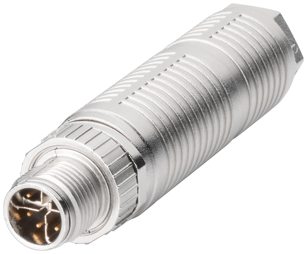 Siemens Ind. ethernet fastconnect M12 cable connector pro 4x2, 1 unit