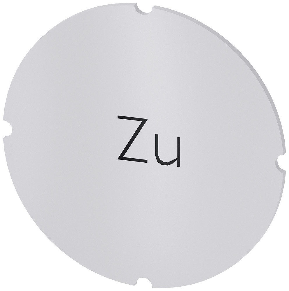 Siemens Inscription Plate for illuminated pushbutton, round, milky, labeling: Siemens Inscription Plate for illuminated pushbutton, round, milky, labeling: