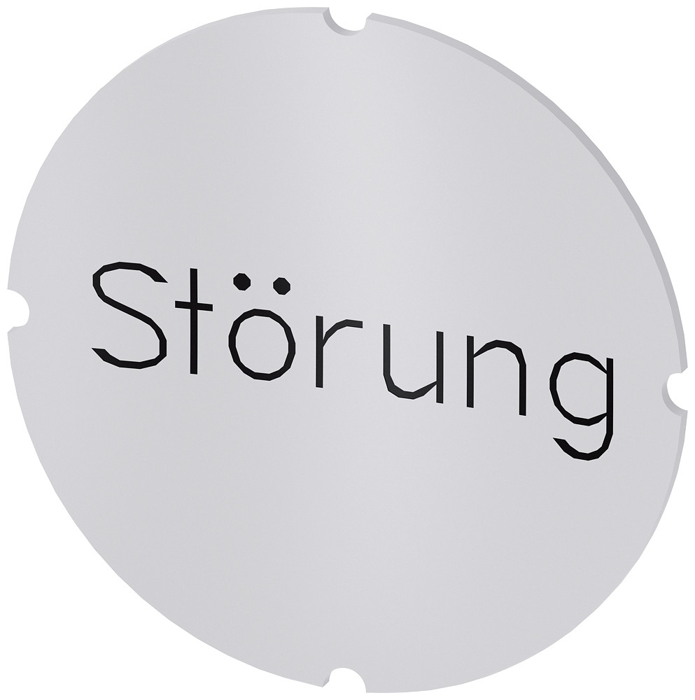 Siemens Inscription Plate for illuminated pushbutton, round, milky, labeling: Siemens Inscription Plate for illuminated pushbutton, round, milky, labeling: