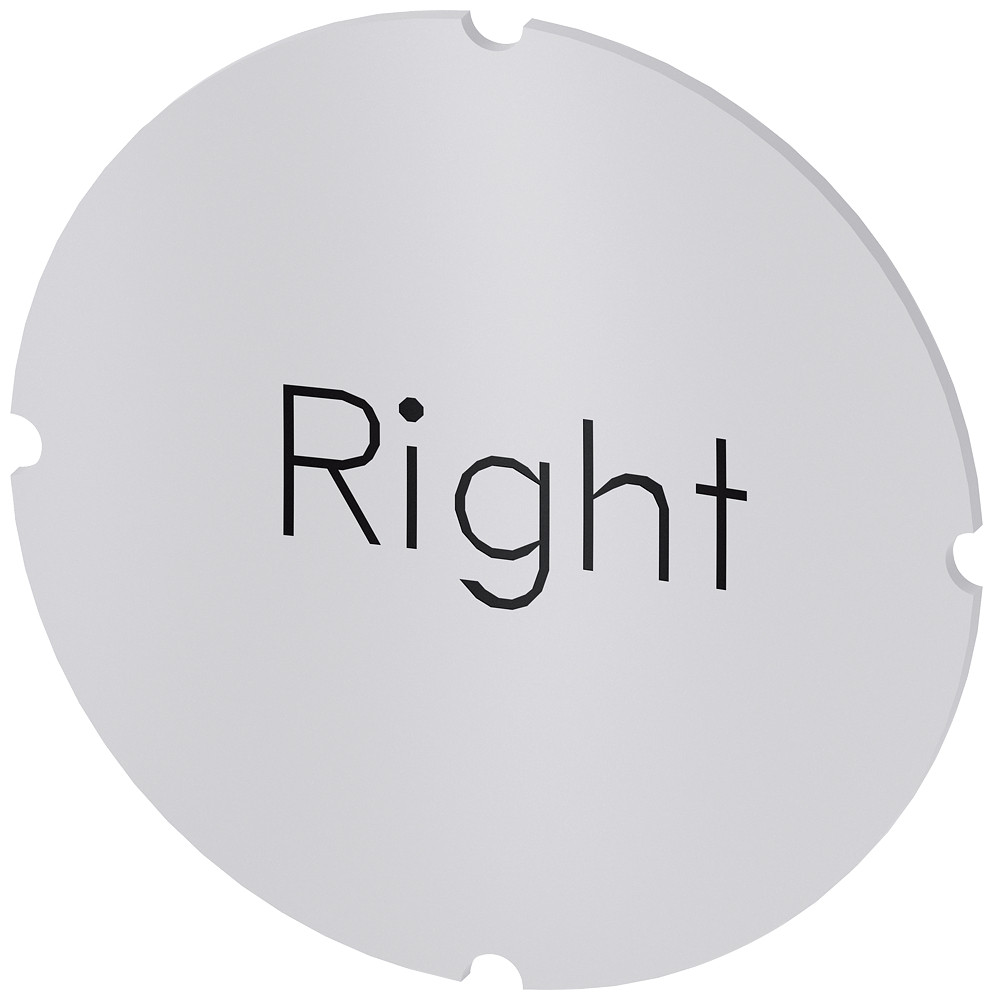 Siemens Inscription Plate for illuminated pushbutton, round, milky, labeling: Siemens Inscription Plate for illuminated pushbutton, round, milky, labeling:
