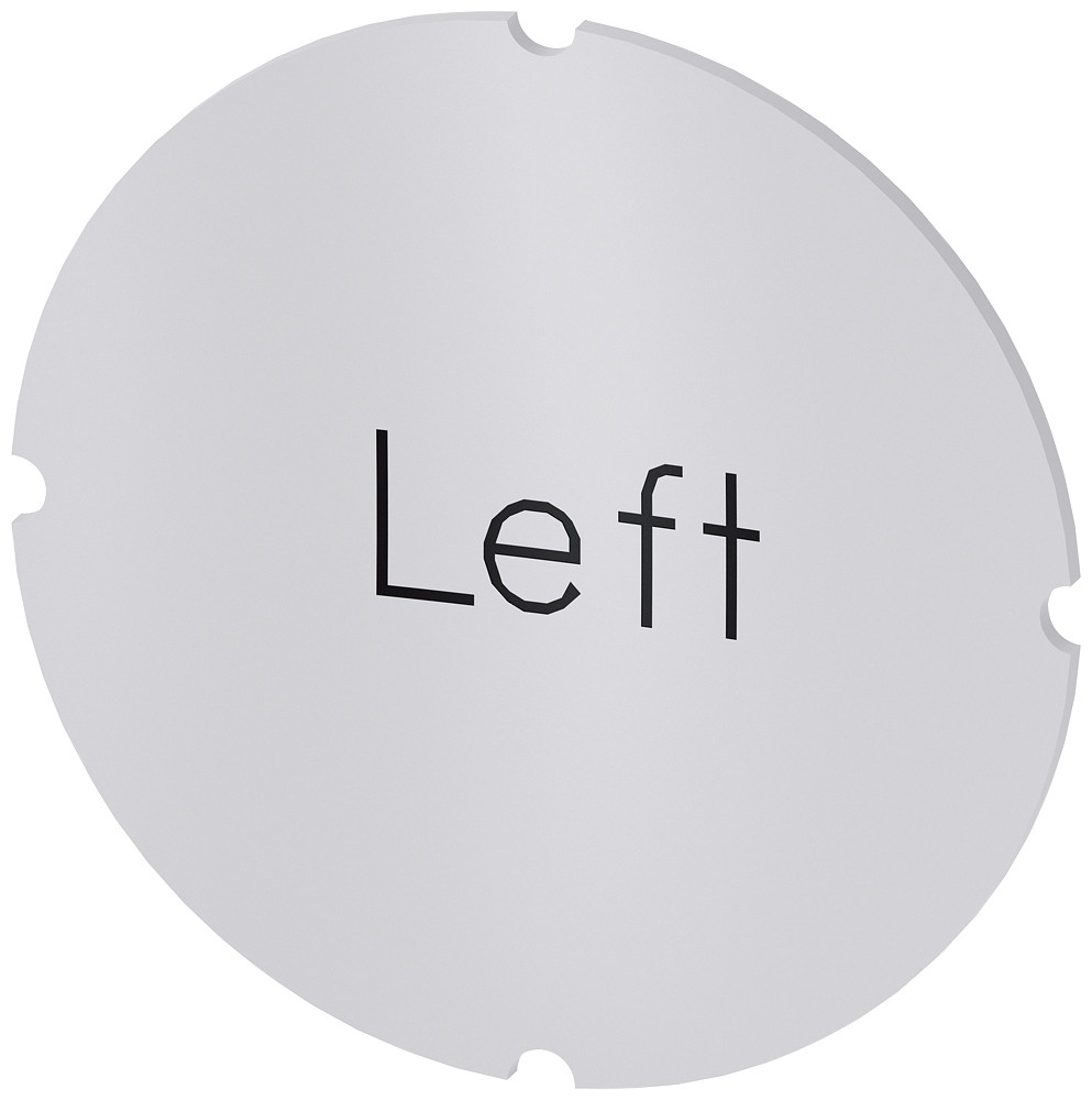 Siemens Inscription Plate for illuminated pushbutton, round, milky, labeling: Siemens Inscription Plate for illuminated pushbutton, round, milky, labeling: