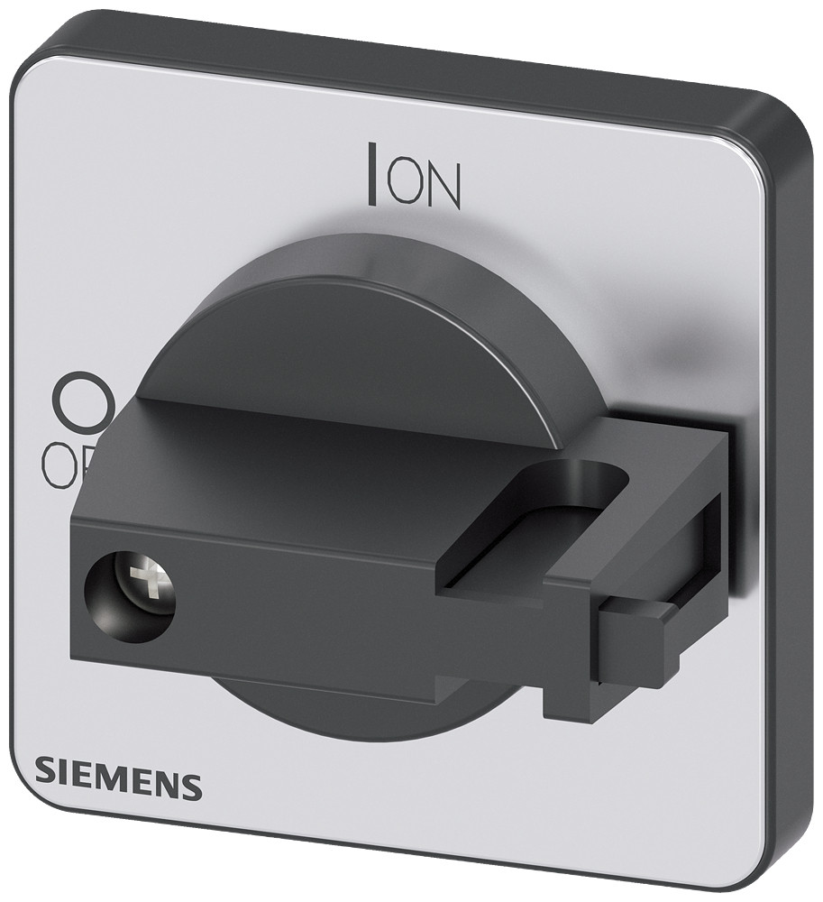 Siemens SENTRON 3LD9 Knevel, zwart 48x48 MM, frontplaatbevestiging, bevestiging met centraa