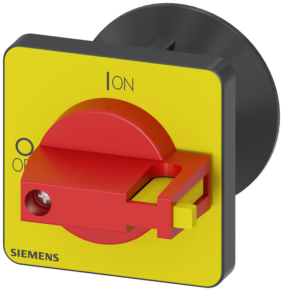 Siemens SENTRON 3LD9 Knevel, rood/geel, 48x48 MM, frontplaatbevestiging, bevestiging met ce