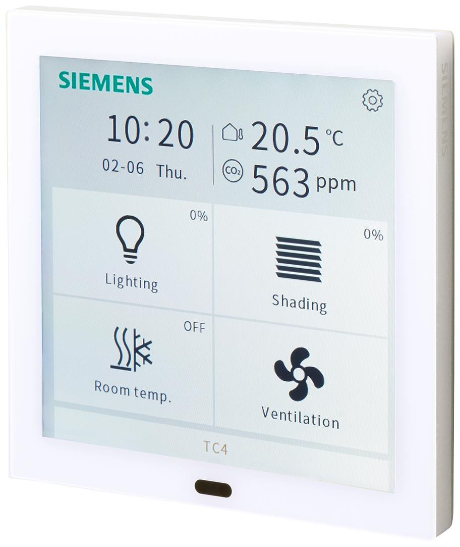 Siemens KNX Touch control TC4, 4 inch touch panel, white