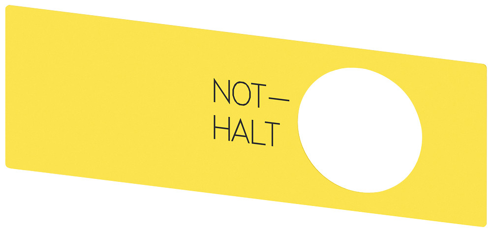 Siemens Labeling plate