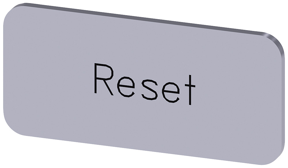 Siemens Labeling plate self-adhesive